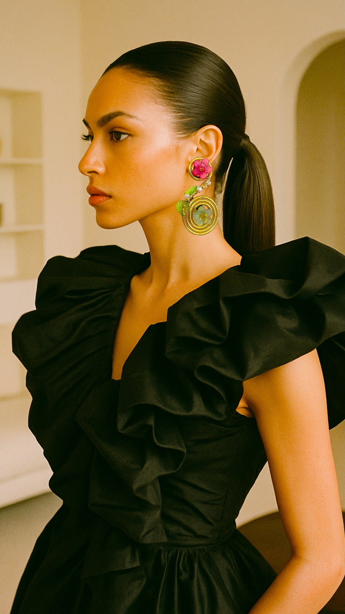 Flora Statement Earrings