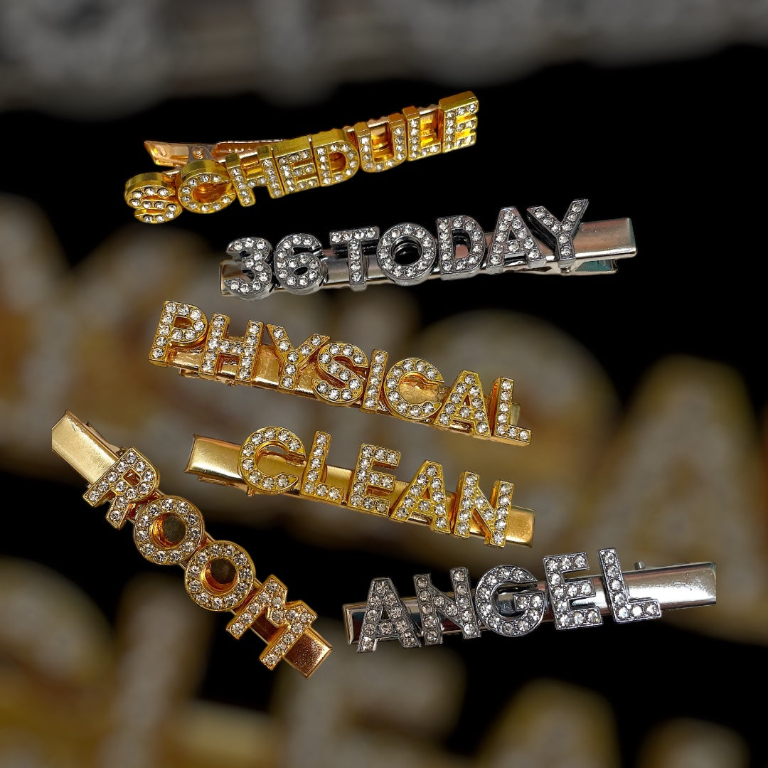 Customised Letters Name Hair Clip