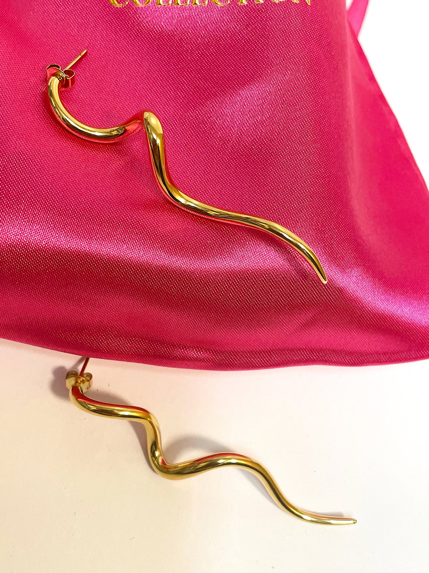 Snake Long Earrings