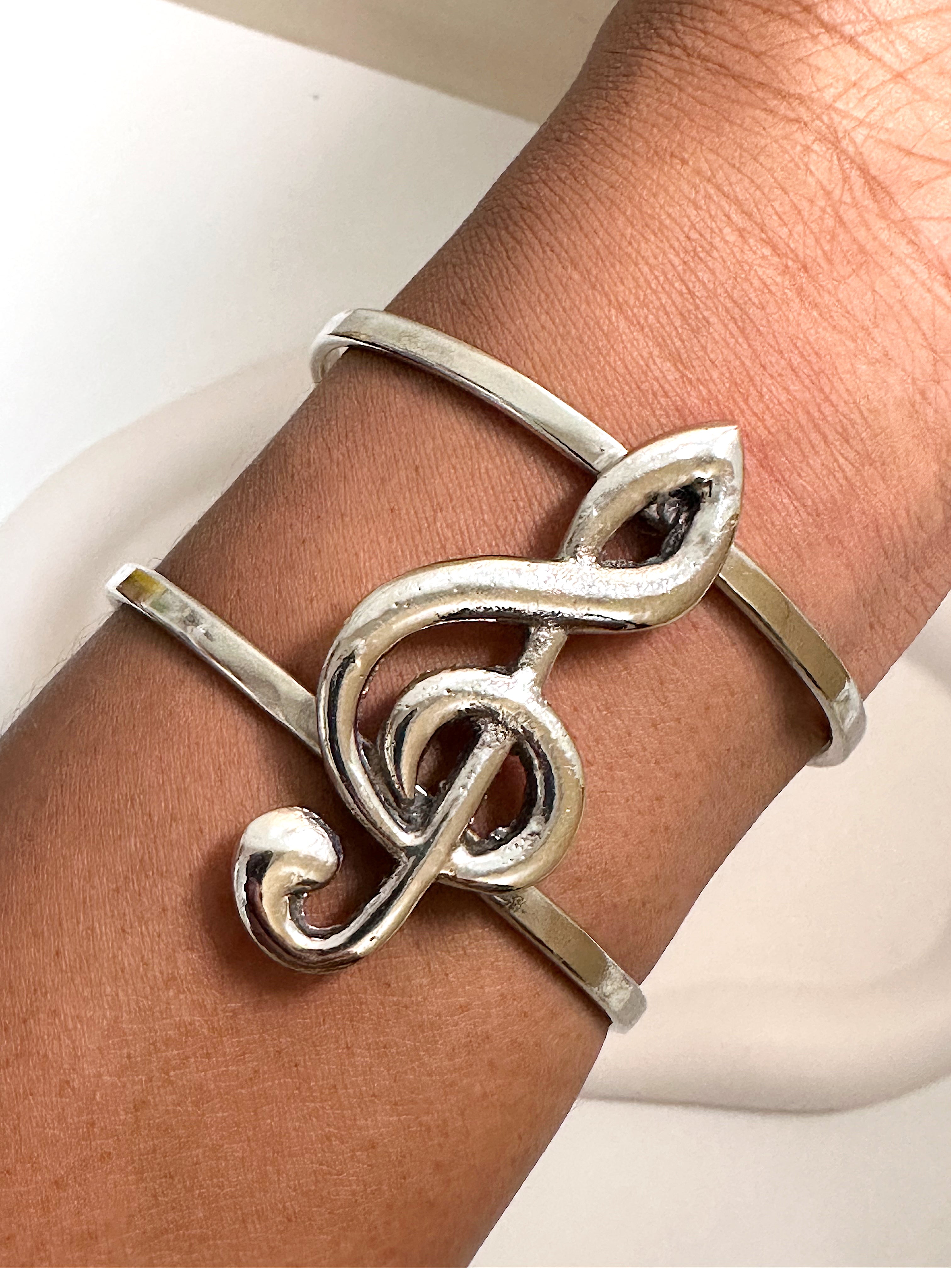 Music Sign Cuff Bracelet