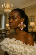 Flower Statement Earrings