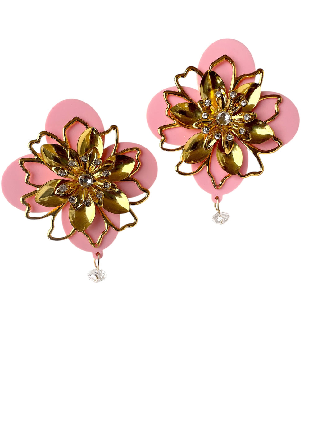 Flower Statement Earrings
