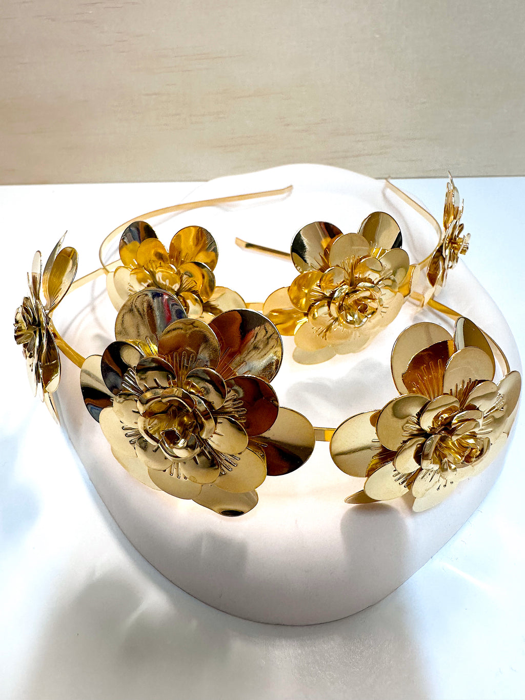 Floral Metal Head Band