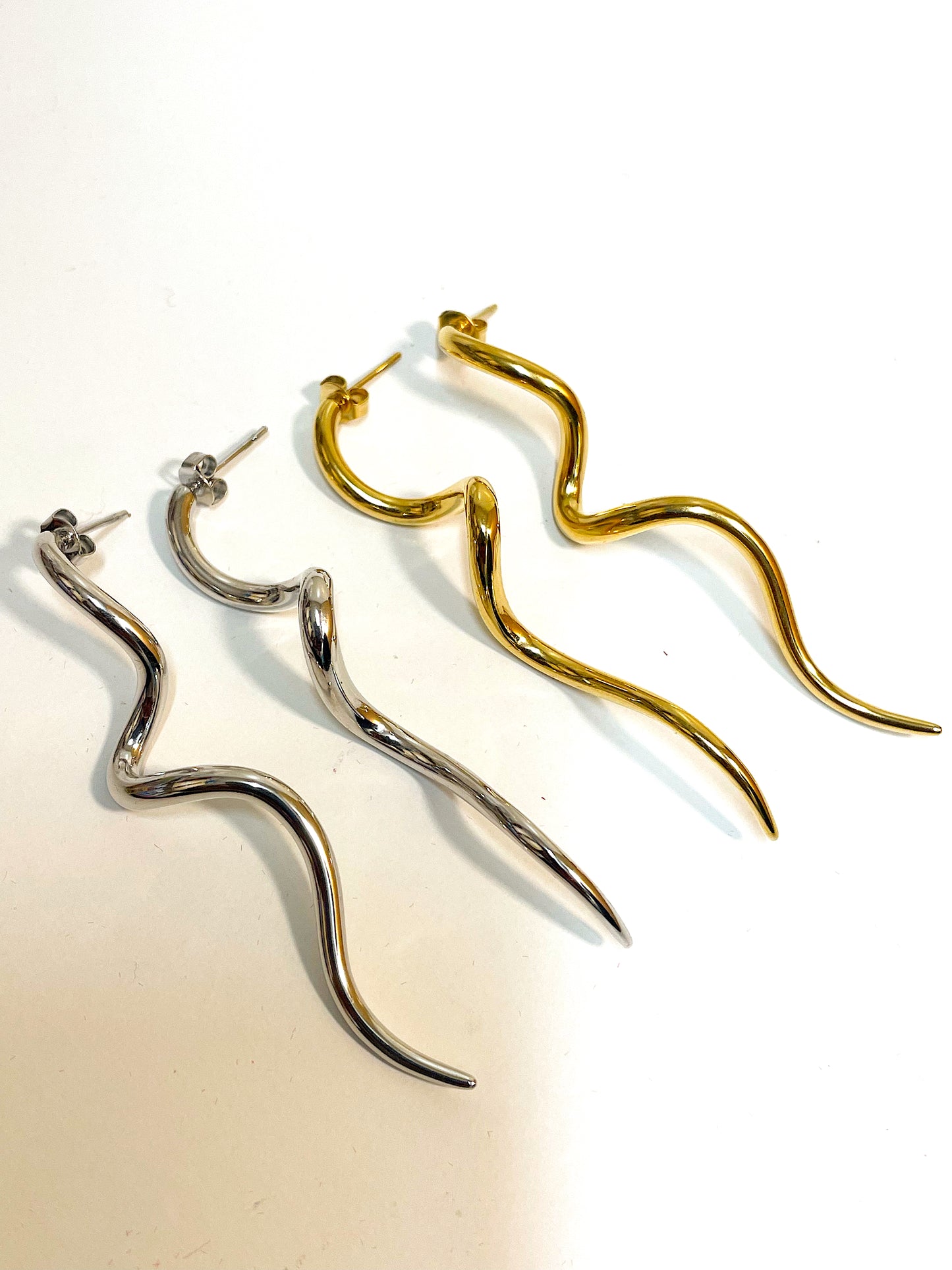 Snake Long Earrings