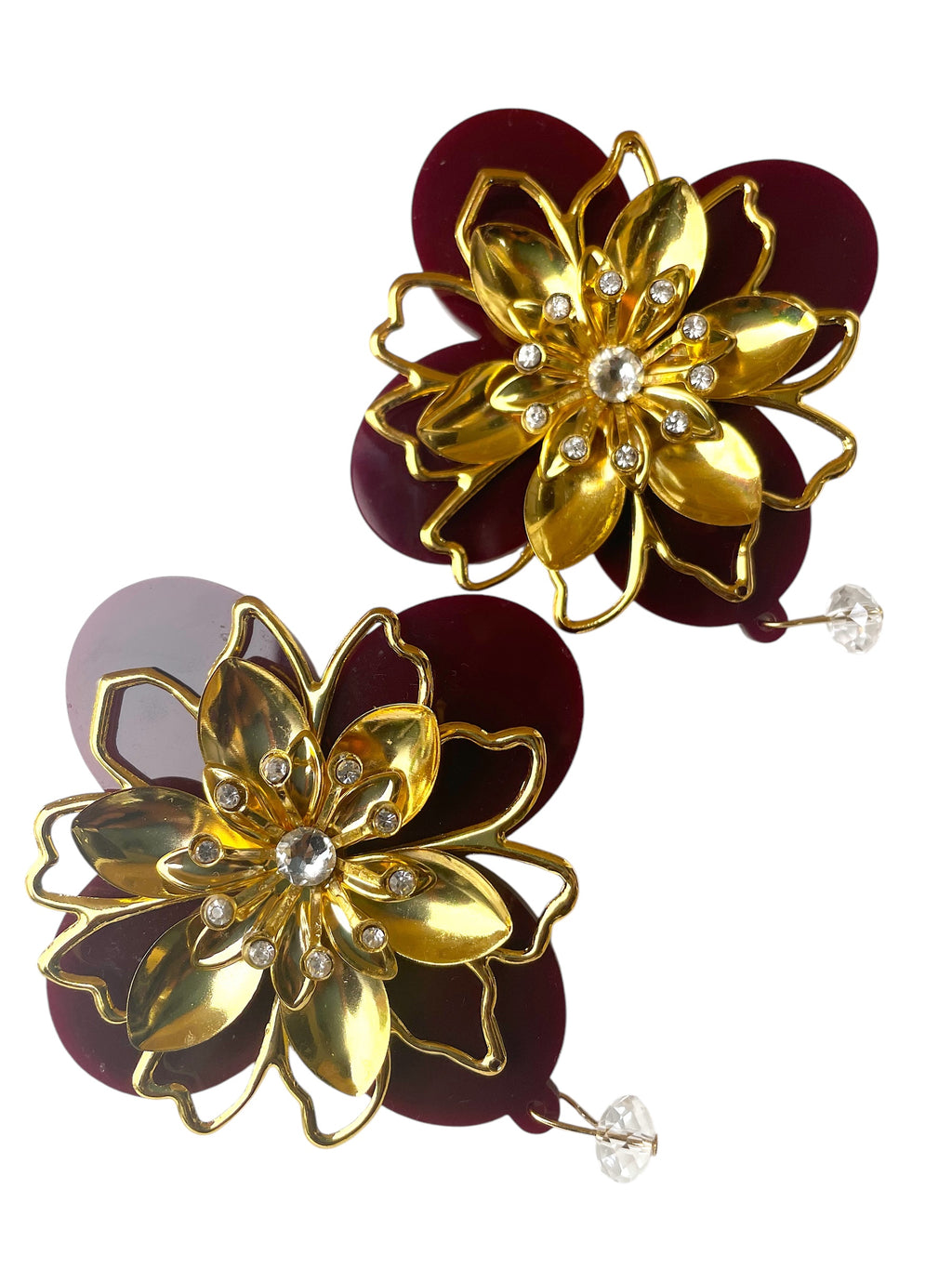 Flower Statement Earrings