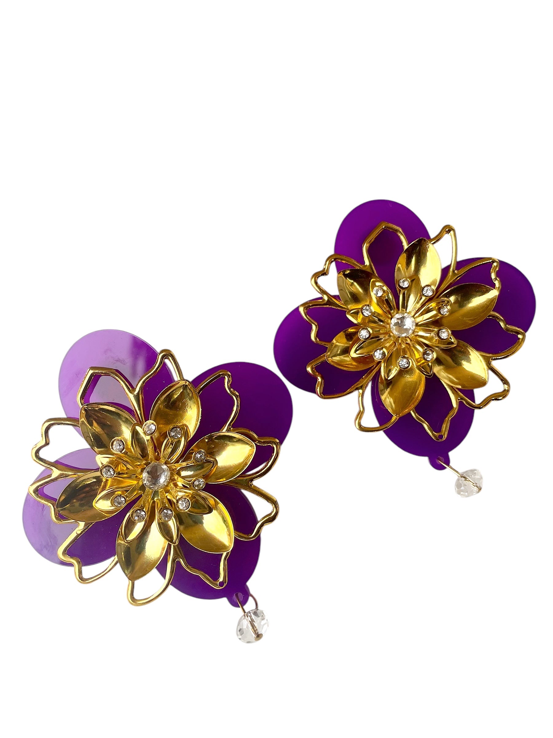 Flower Statement Earrings