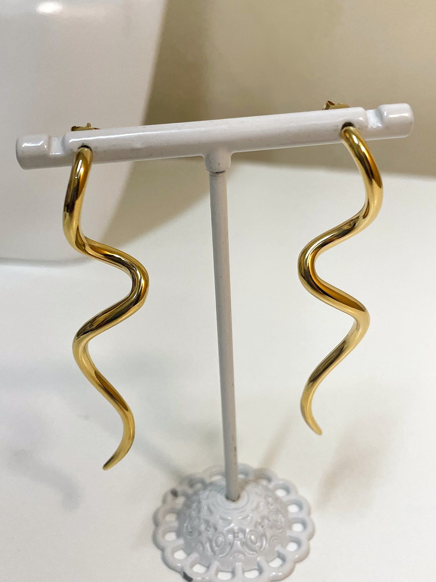 Snake Long Earrings