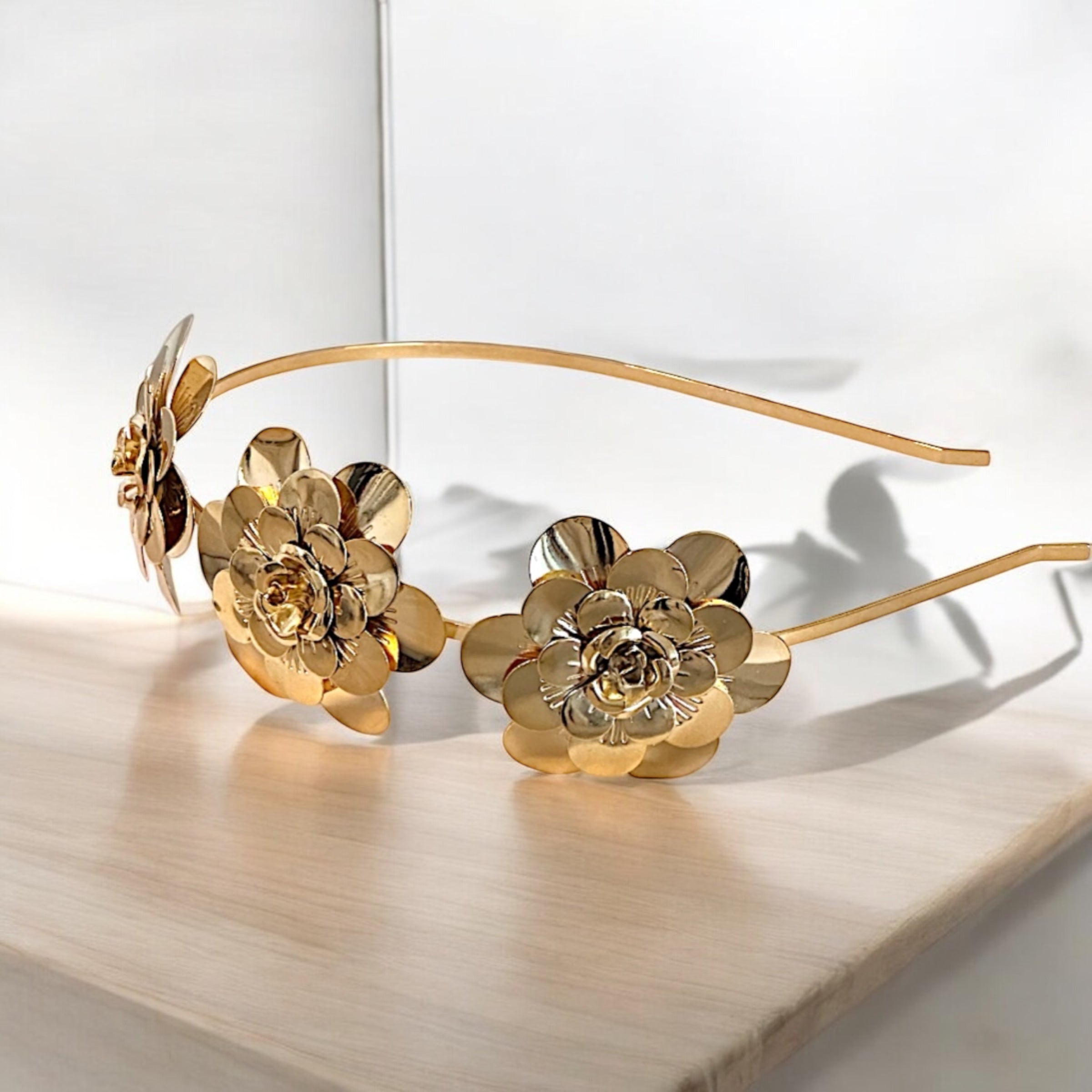 Floral Metal Head Band
