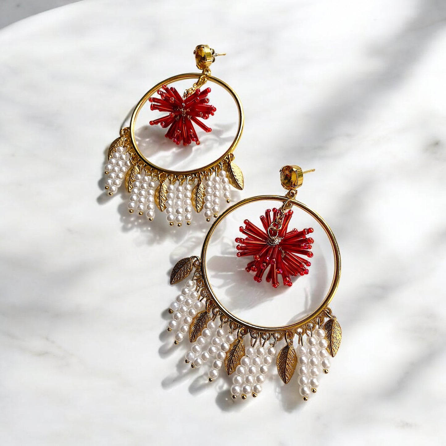 Charm Hoop Earrings