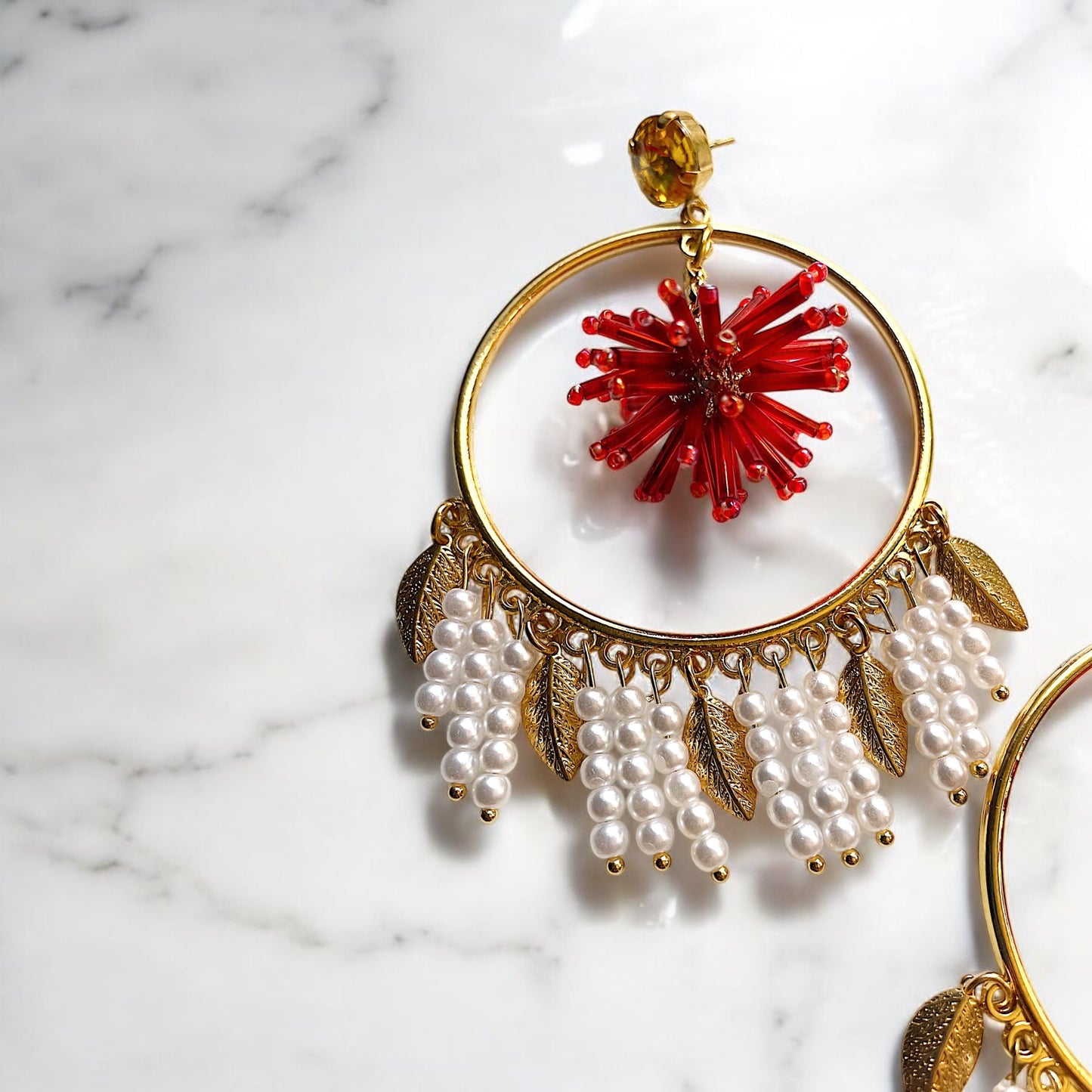 Charm Hoop Earrings
