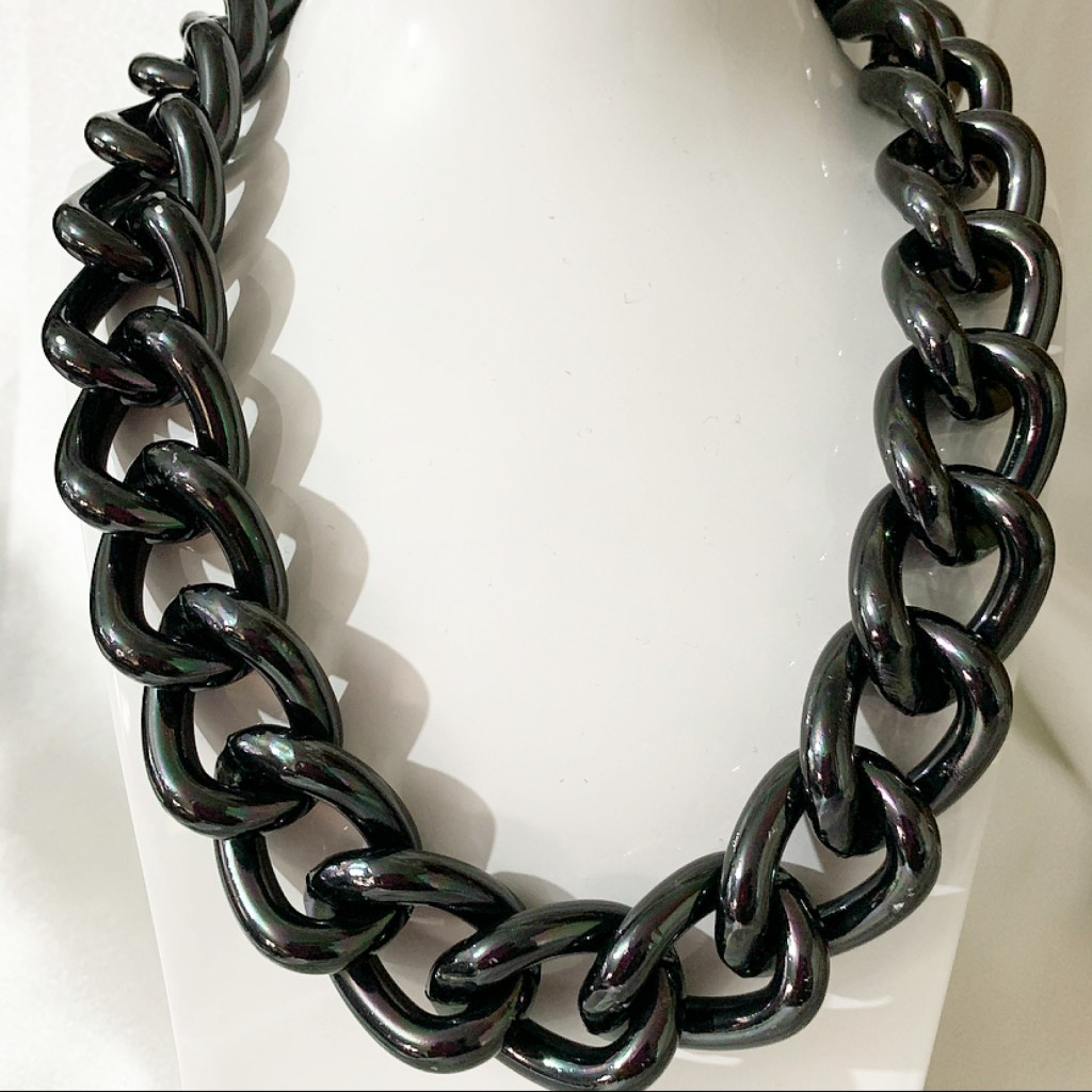 Silver 2025 metal chain